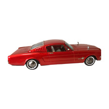Nomura TN Ford Mustang GT 16" Large Tinplate Friction Toy 1960s Japan Box Red