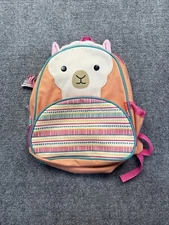 Skip Hop Lama Zoo Backpack Multicolor Two Compartment Adjustable Straps School