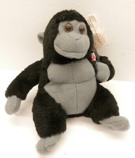 Vintage Coke Black Gorilla Holding Plastic Coca Cola Bottle Plush Collection