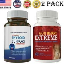 Thyroid Support Metabolism Booster & Goji Berry Extreme Weight Loss Diet Pills