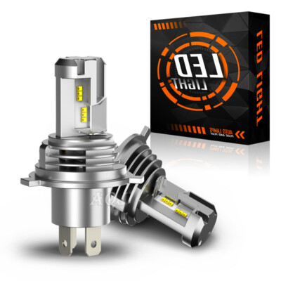 For Ski-Doo·MXZ 700 1999-2003 Snowmobile 9003 6000K White LED Headlight 2 Bulbs