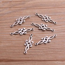 Flower Connectors Charms - 30Pc Pendants 9 29mm Geometric Charm Jewelry Making