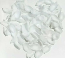 White Silk Rose Petals Wedding Bride Party Confetti Flower Birthday Vase Decor