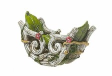 Branch and Leaf Fairy Rocker, Green Leaf Garden Rocker, Fairy Garden Accessory