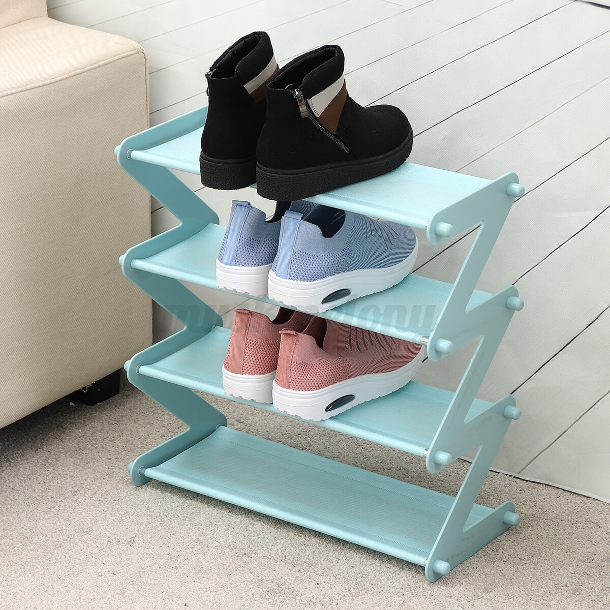 4 Tiers Shoe Rack Shoe Tower Shelf Storage Organizer Bookshelf Cabinet Holder For Sale Online Ebay