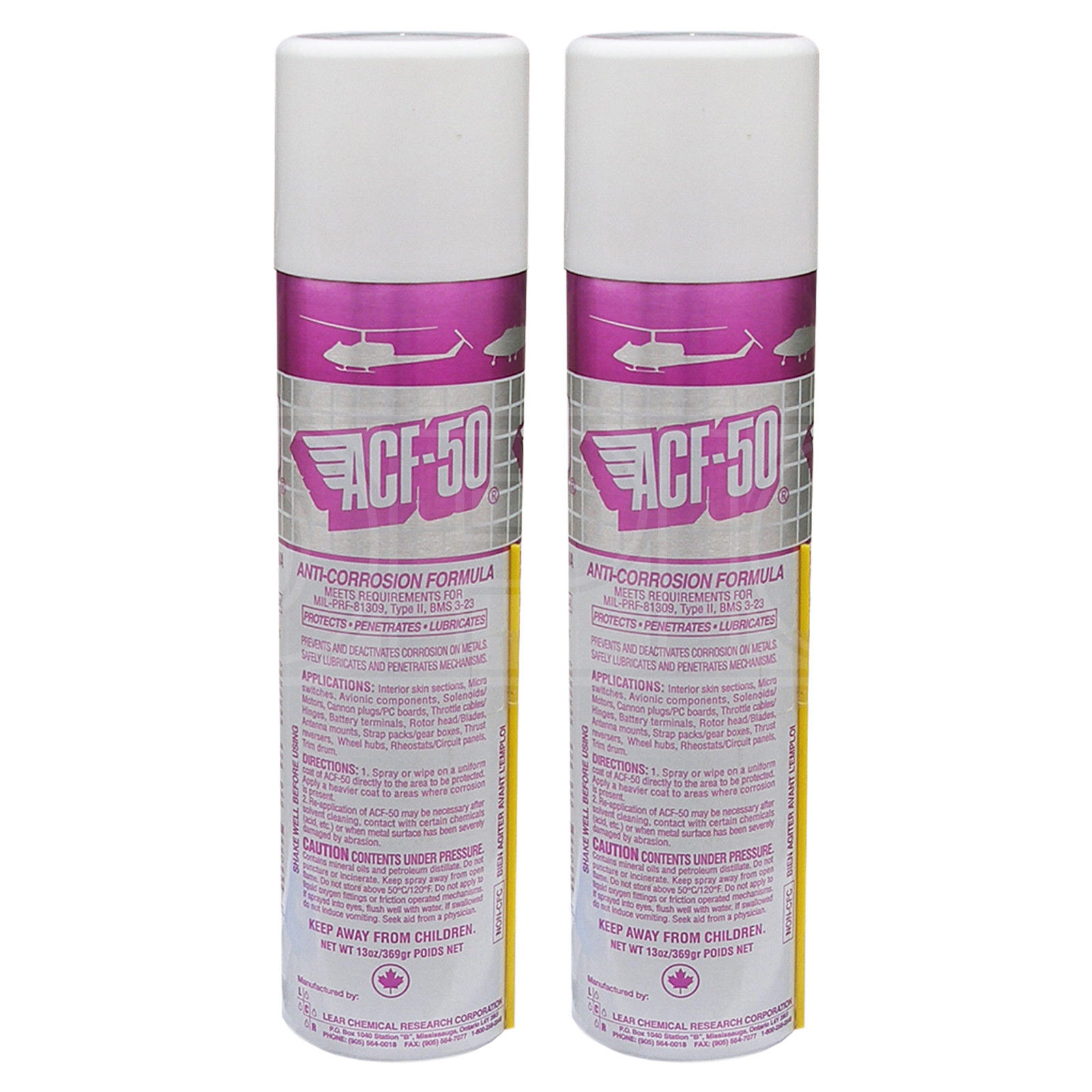 ACF50 Anti Corrosion Protection Spray Aerosol 369ml*2 Caravan / Jet