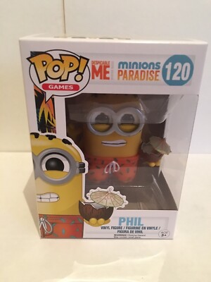 Funko Pop! Despicable Me (Minions) Phil #120 From Minions Paradise Game