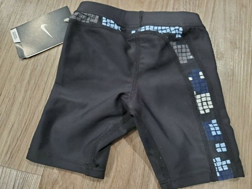Nike Swimwear Boys Athletic Youth Tech Camo Jammer Black Blue Size 20 XS 4 - Picture 2 of 3