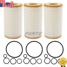 3x Engine Oil Filter For Mercedes-Benz 0001802309 / 0001802609 MANN HU 718/5