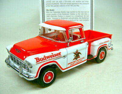 Matchbox Models of Yesteryear YVT04 1955 Chevy 3100 Pick-up ''Budweiser''