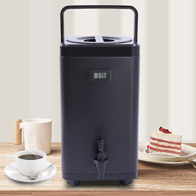 12L Insulated Beverage Dispenser Hot &Cold Drink Dispenser Stainless Steel