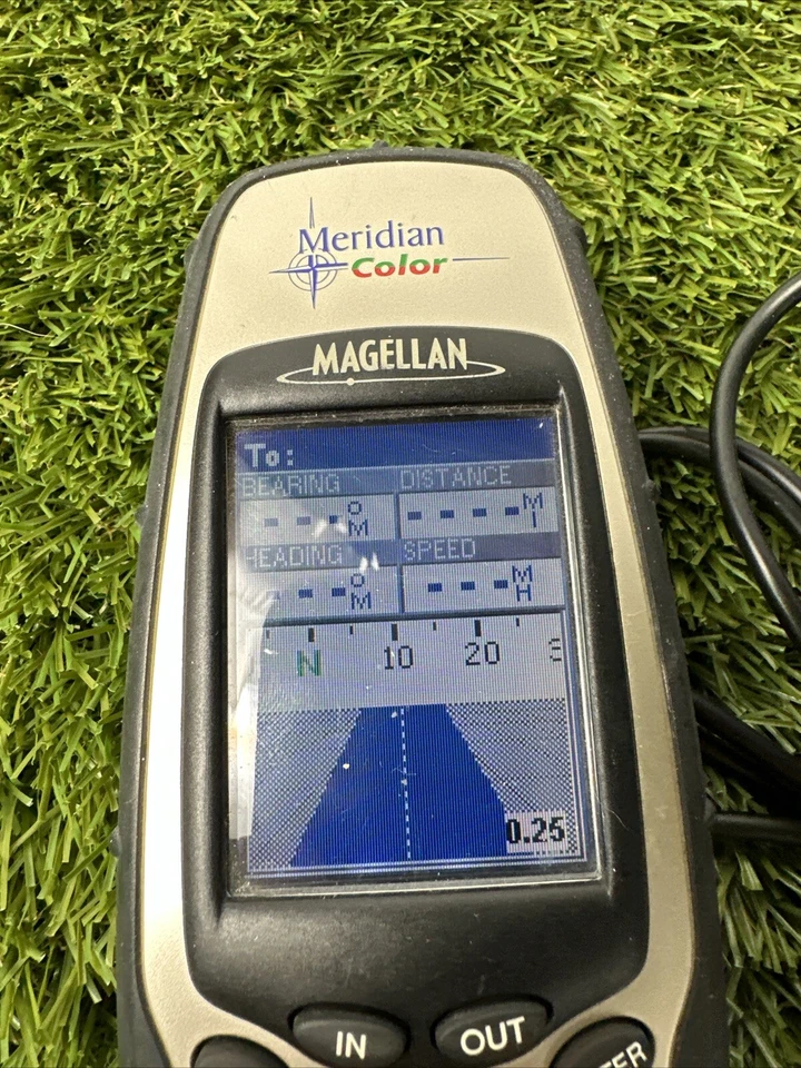 Magellan GPS Meridian Color Handheld Unit Outdoor Hiking Receiver Tested/Working - Image 4 of 4