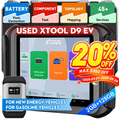 USED XTOOL D9 EV Auto Diagnostic Tool For New Energy Vehicle Battery Detection