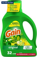 Gain  Aroma Boost Laundry Detergent Liquid Soap, Original, 32 Loads 46 Fl Oz