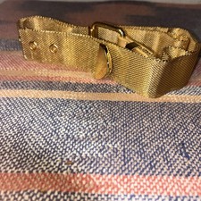 Vintage Women  s Chainmail Metal Mesh Belt Buckle/Eye Closure Dimensions In Pics