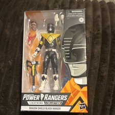 Hasbro Lightning Collection Power Rangers Black Ranger Dragon Shield Figure