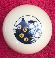 Santa Claus Cue Stick Christmas Tree Collectable Cue Ball