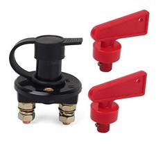 Battery Disconnect Switch with Keys, 12V-24V Battery Kill Switch for 1 pc