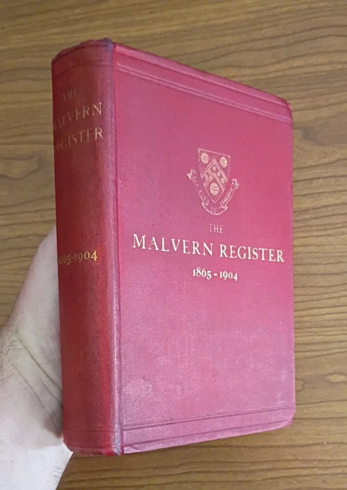 Aleister Crowley's College Register Antique Hardcover 1905 Malvern UK - Image 4 of 4