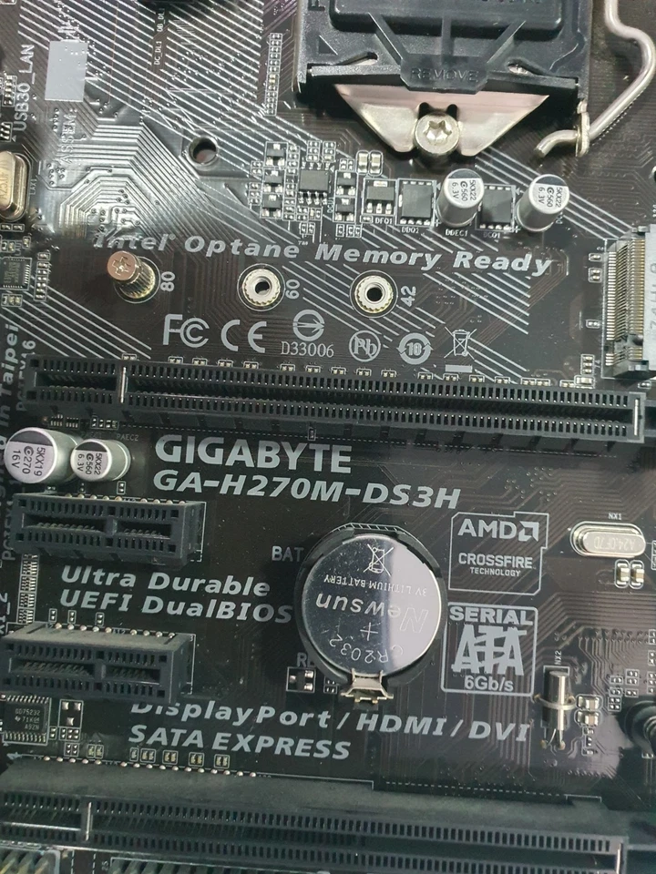 Gigabyte GA-H270M-DS3H Rev.1.0 Intel H270 Micro ATX Sockel 1151  (24h) - Imagen 2 de 3