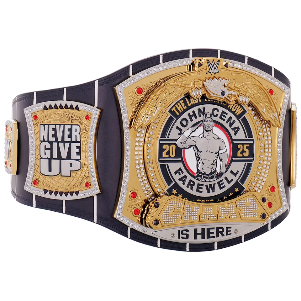 J.C Farewell Tour 2025 NYC Spinner Championship Replica Title Belt 2-4mm Brass - Image 2 of 4