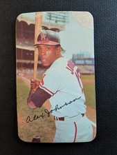 1971 Topps Super baseball #8 Alex Johnson  California Angels - VG