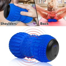Electric Silicone Vibrating Massage Roller For Muscle Recovery & Pain Relief AUS