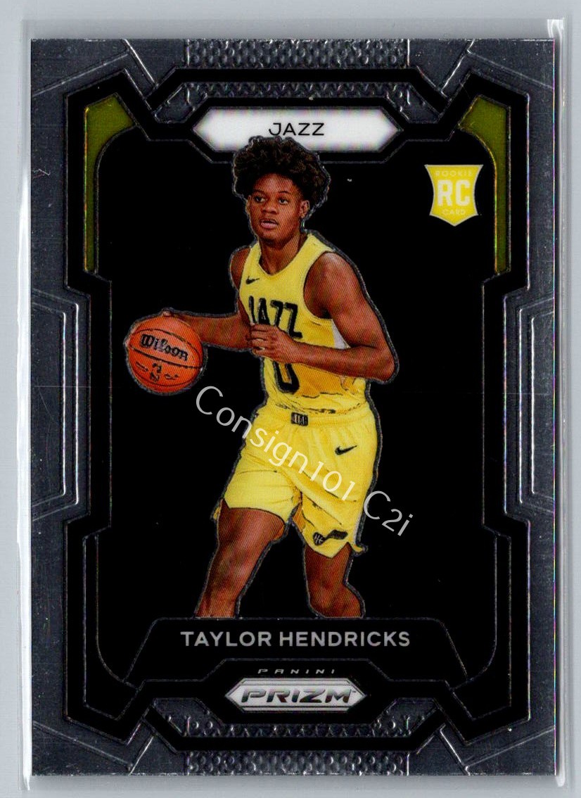 2023-24 Panini Prizm #161 Taylor Hendricks Prizms Silver