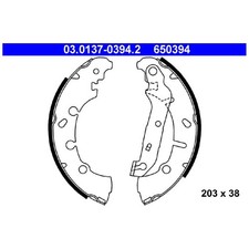 Bremsbackensatz hinten für Ford Puma EC Street KA RL2 | 23856918