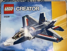 LEGO CREATOR: Blue Power Jet (31039) 99% Complete