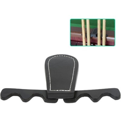 Leder Pool Queuehalter, Tragbar Faltbar Pool Queue Rack 4 Queues gegen Tisch