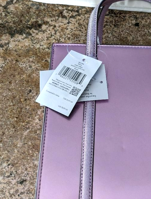 Kate Spade Kenzie Pink Quartz Color Mini Tote Crossbody K1956