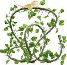 Reptile Tank Accessories, Reptile Plants Vines and Flexible Reptile Artificia...