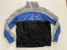 Vtg NDS NIKE USA BLUE WINDRUNNER 1980s TRACK JACKET WITH BAG PACK MEN L WOW