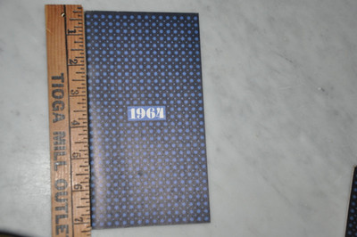 Esso Oil Drop Man New Old Stock 1964 Pocket Secretary Calendar Advertising Promo
