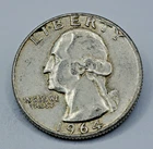1964-P 90% Silver Washington Quarter US Mint Philadelphia
