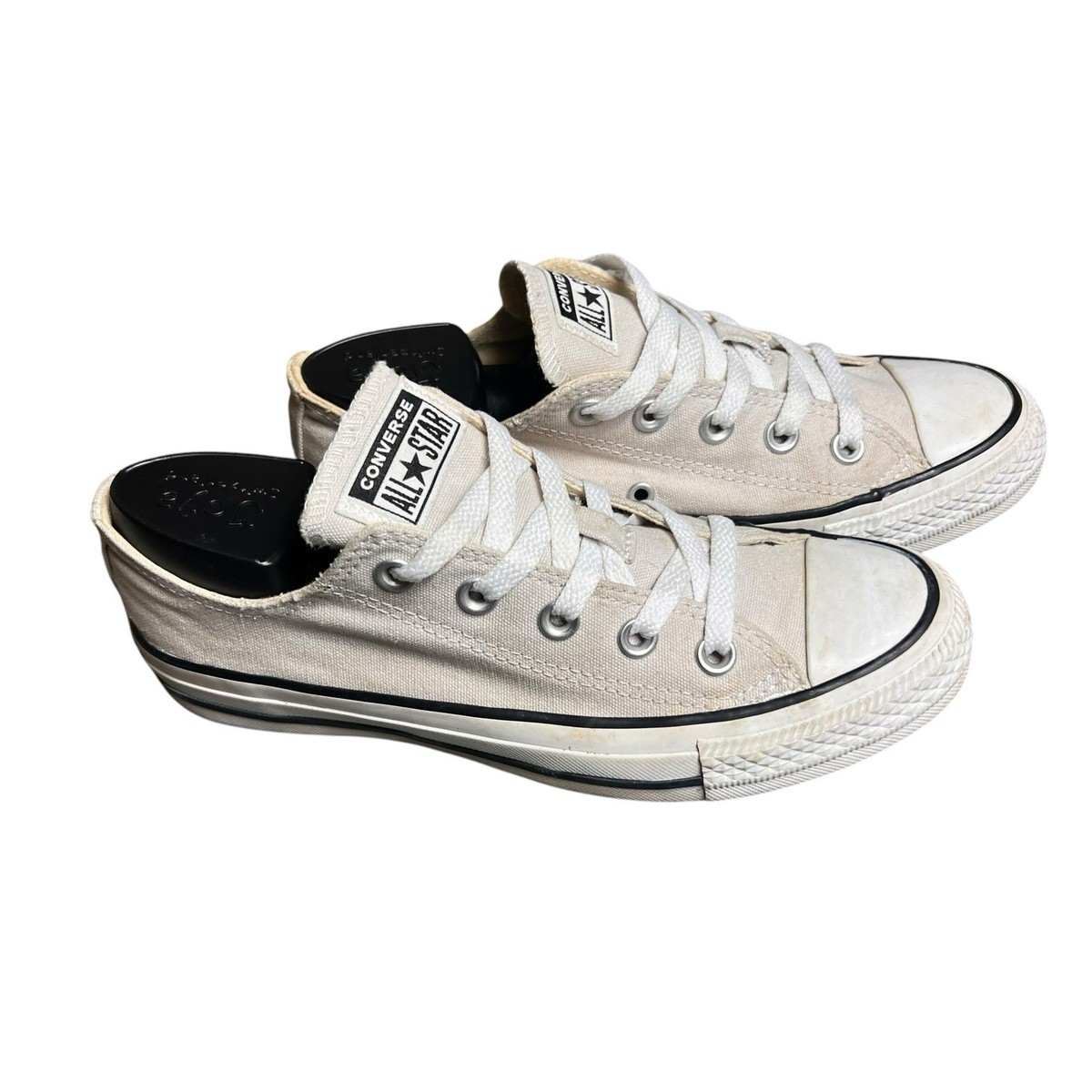 Low Top Black Cream Converse Converse Cream Trainer Women's Low
