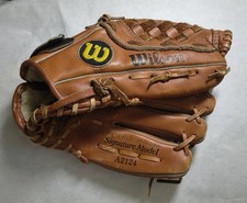 George Brett Signature Model Wilson A2124  Leather Baseball Glove RHT 12