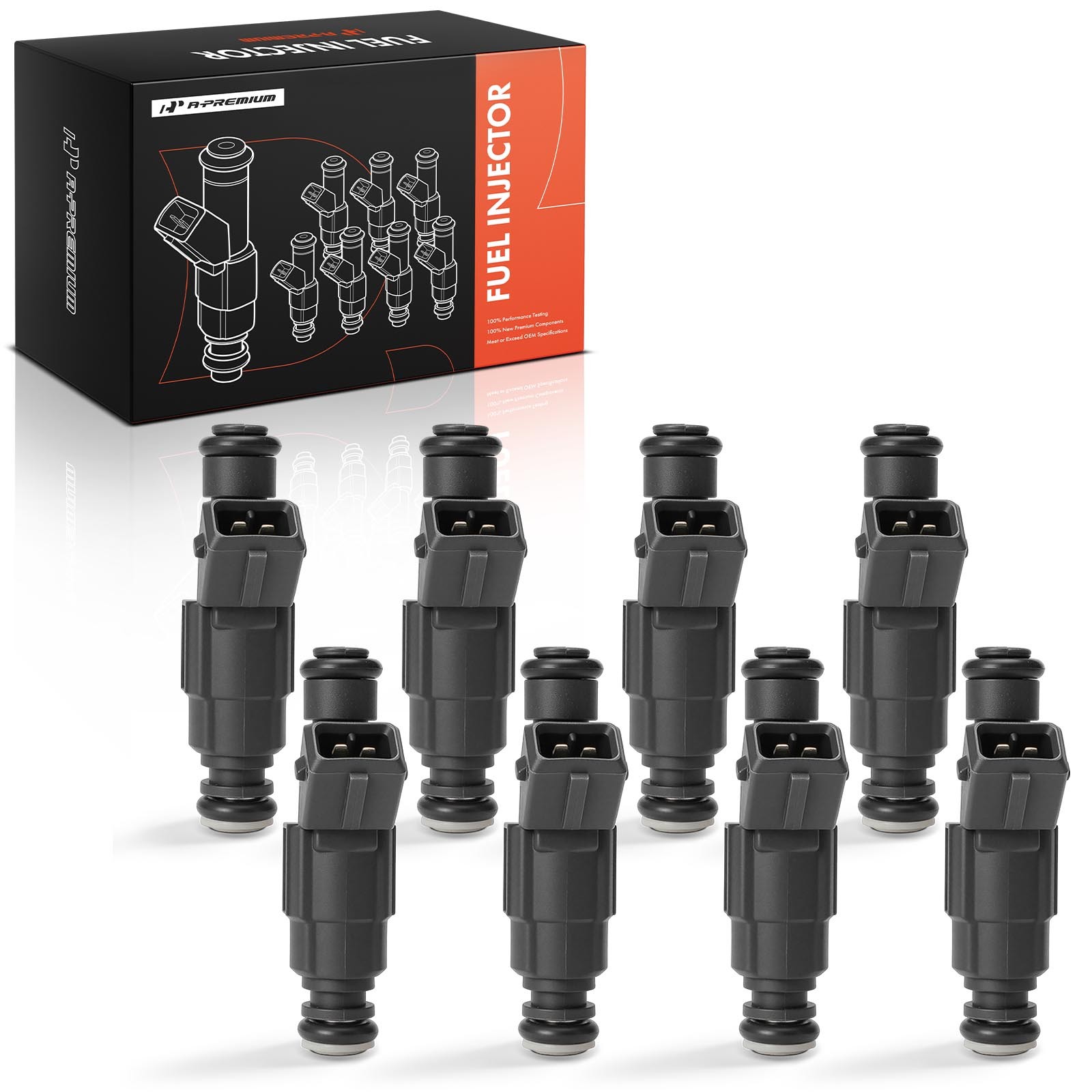 A-Premium 8x Fuel Injector for Ferrari F355 F355 GTS 94-98 F355 F1 F355 Spider