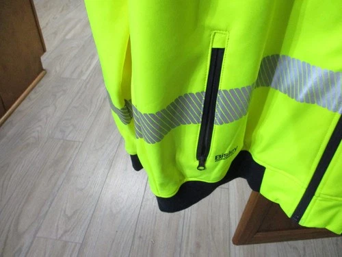 New No Tag Bisley Workwear Jacket Ansi Type R Class 3 Soft Shell,2 XL Excellent! image 6