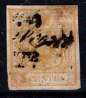 L&V 1850: 5 Cent HP I (ANK 1) gestempelt "S.M. Maddalena" (ANK 130 €) fleckig