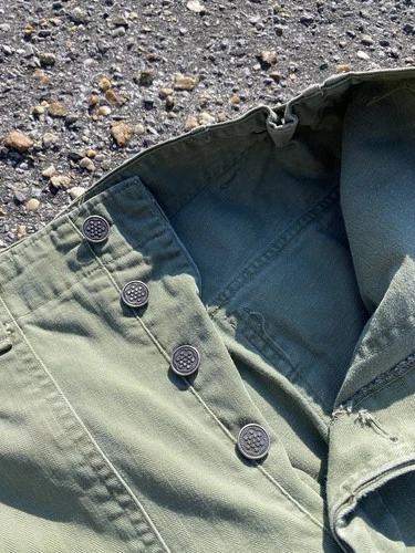 Vintage 1940s WW2 13 Star Metal Button Military Baker Pants 31x31