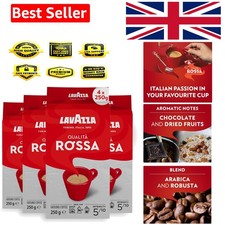 Qualit Rossa Ground Coffee, Medium Roast, 250 g Pack of 4 32.99 per kilo
