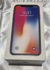 Originale Apple iPhone X Silver 64GB solo scatola vuota