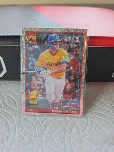 2026 Topps Series 1 Roman Anthony Boston Red Sox #T91-71 Crackle Foilboard RC