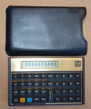 Hewlett Packard HP 12C Financial Calculator w/ Case  Fresh Batteries  Tested