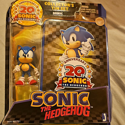 Jazwares Sonic the Hedgehog 20th Anniversary Collector s Tin Set