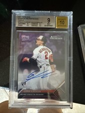 Gunnar Henderson 2023 Topps Now Stars of the Postseason RC On-Card Auto #/25 BGS