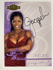 JACQUELINE    :  WWE  - DIVAS PRIVATE SIGNING  =  Authentic  AUTOGRAPH  Card