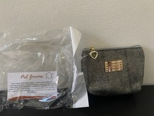 Pel Genuine Leather Coin Purse with Gold Heart Zipper
